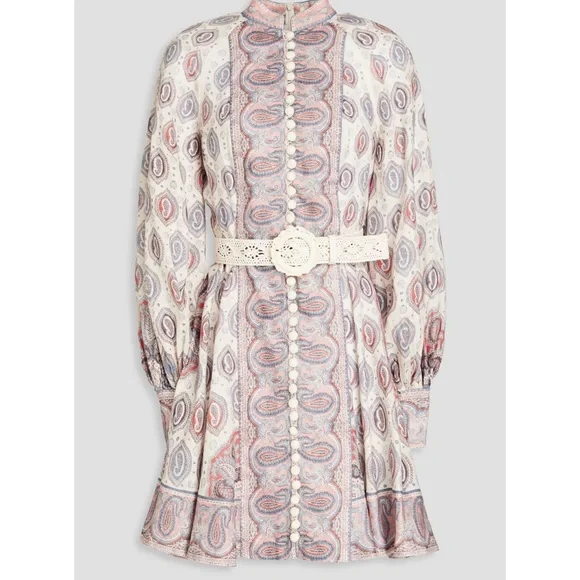 ZIMMERMANN
Belted paisley-print linen mini dress size 1 NWT - Picture 5 of 5